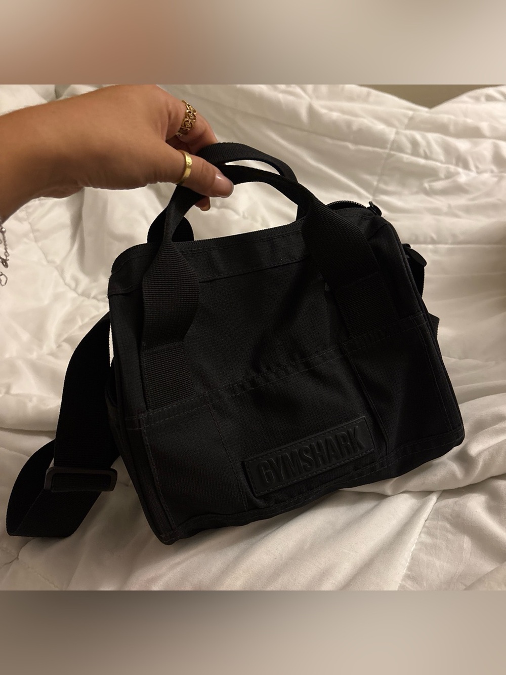 Gymshark Black Mini Carry Bag